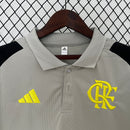 Camisa Flamengo Pólo Training Cinza 24/25 - Adidas
