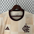 Camisa Flamengo Pré-Jogo 24/25 - Adidas Torcedor Masculina - Lançamento