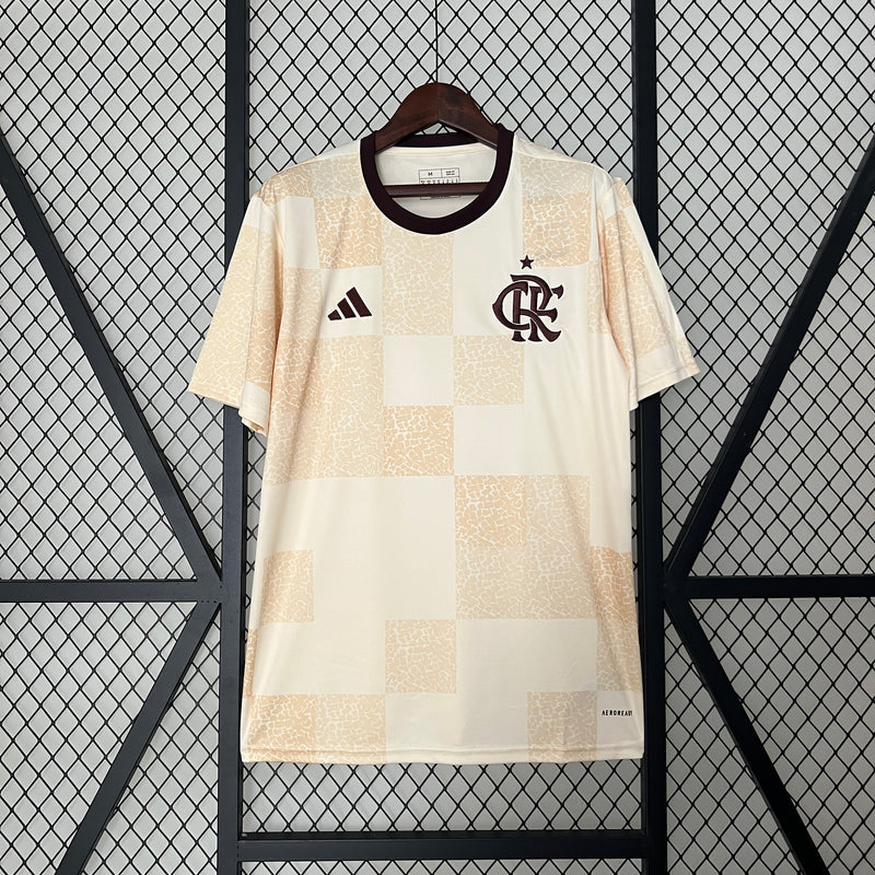 Camisa Flamengo Pré-Jogo 24/25 - Adidas Torcedor Masculina - Lançamento