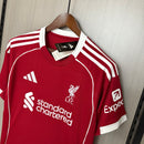 Camisa Liverpool Home 25/26 - Adidas Lançamento