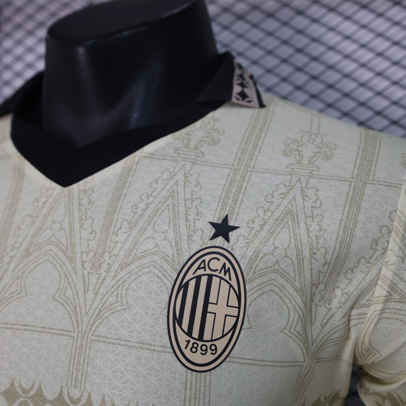 Camisa Milan Bege 23/24 - Puma Jogador Masculina