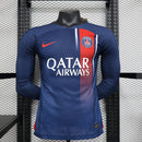 Camisa PSG Home Manga comprida 23/24 - Nike Jogador Masculina