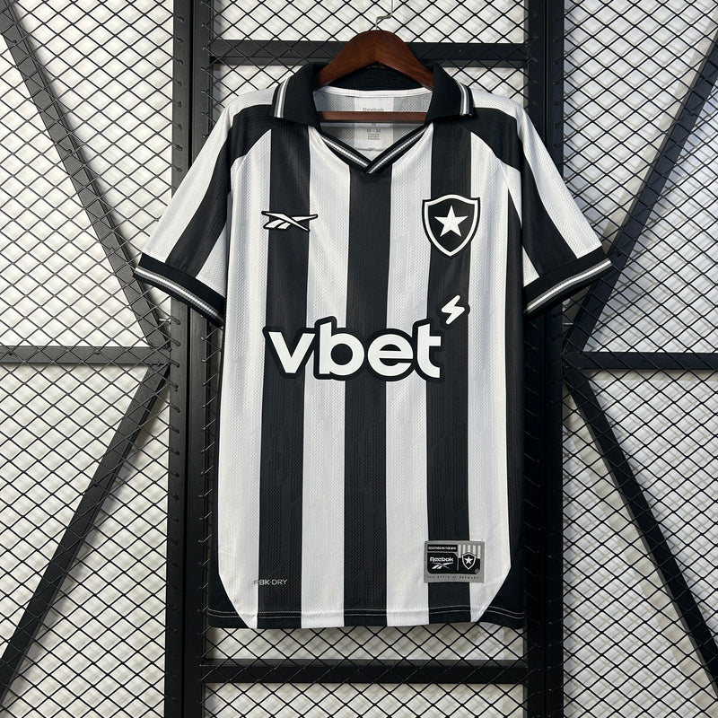 Camisa Botafogo Home 25/26 - Reebok Torcedor Masculina - Lançamento