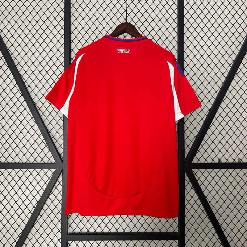 Camisa Chile Home 2024 - Adidas Torcedor Masculina - Copa América 2024