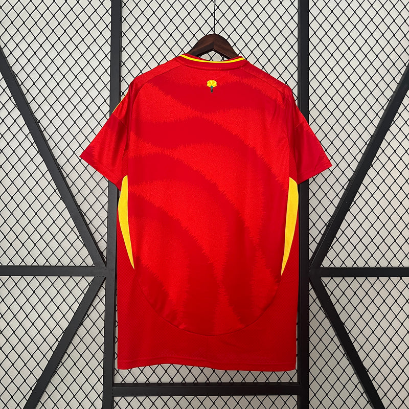 Camisa Espanha Home 2024 - Adidas Torcedor Masculina - Eurocopa 2024