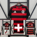 COMBO FAMILIA FLAMENGO 25/26 ADIDAS - MASCULINA + FEMININA + INFANTIL