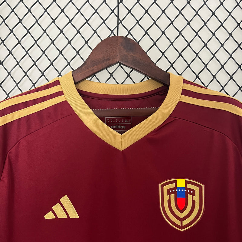 Camisa Venezuela Home 2024 - Adidas Torcedor Masculina - Copa América 2024
