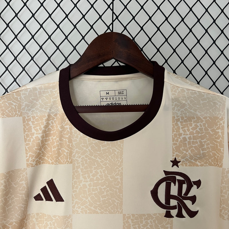 Camisa Flamengo Pré-Jogo 24/25 - Adidas Torcedor Masculina - Lançamento