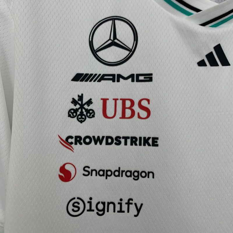 Camisa Mercedes Branca - Formula One 2025
