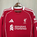 Camisa Liverpool Home 25/26 -  Manga Longa