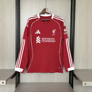 Camisa Liverpool Home 25/26 -  Manga Longa